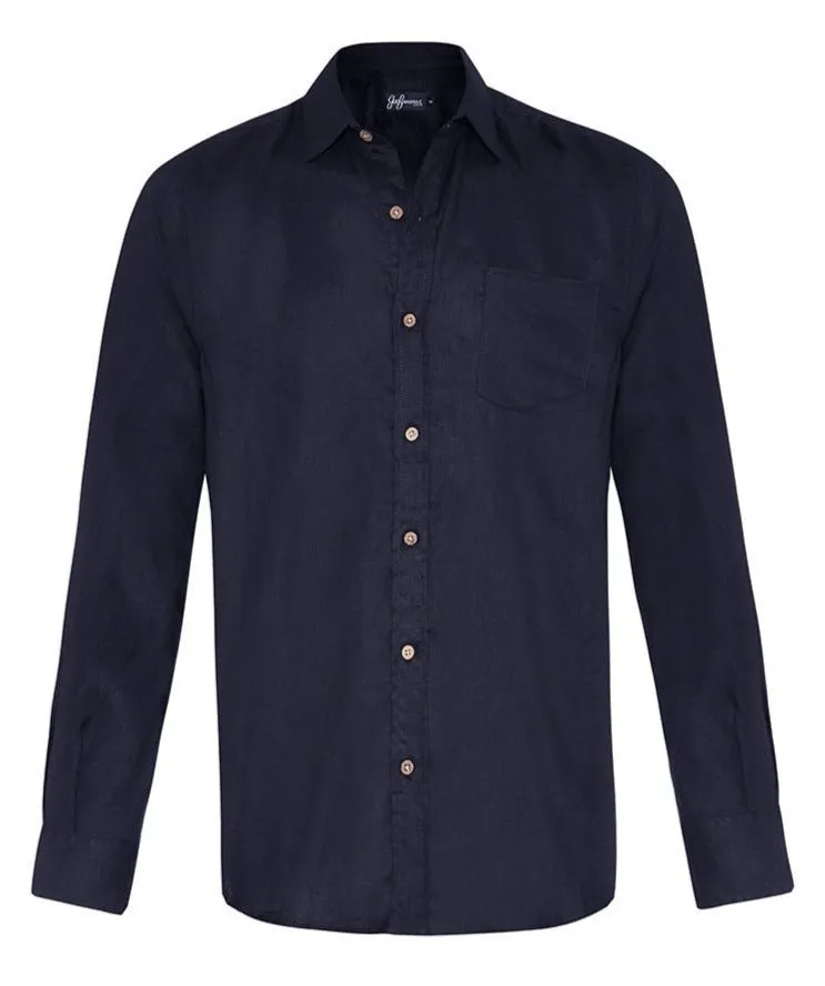 French Navy Linen