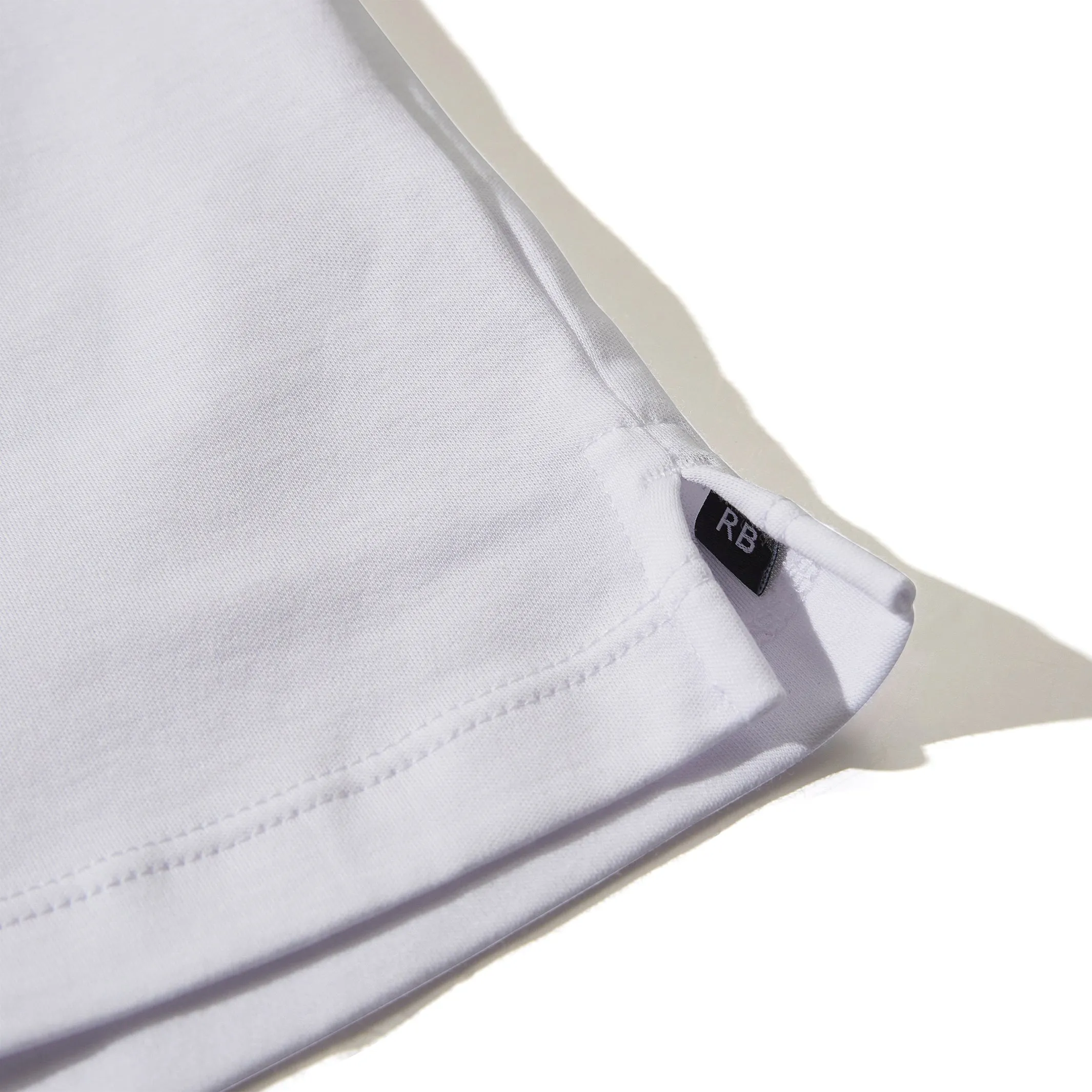 GEORGIA SHORTSLEEVE HENLEY (WHITE)- ROBERT BARAKETT