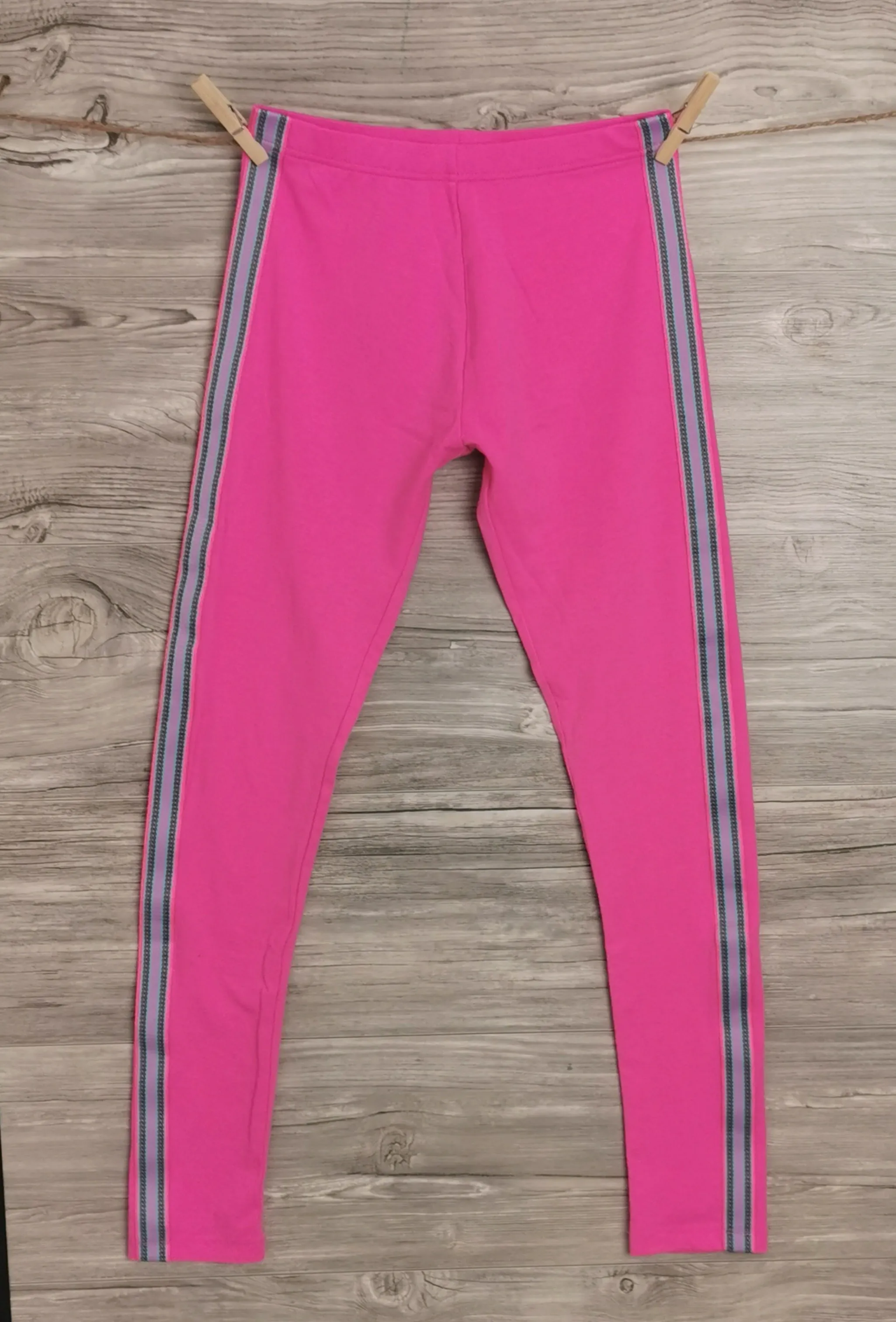 GIRL SIZE XL (14/16 YEARS) - GEORGE, Soft Pink Casual Leggings EUC B8