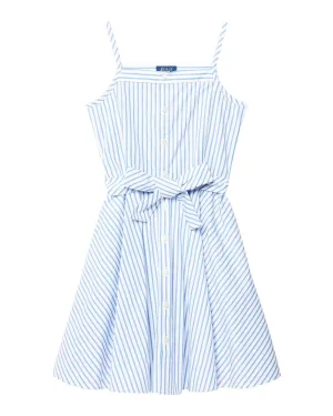 Girls Polo Ralph Laurne Striped Day Dress