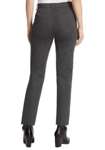 Gloria Vanderbilt Womens Amanda Ponte Pants Heather Grey