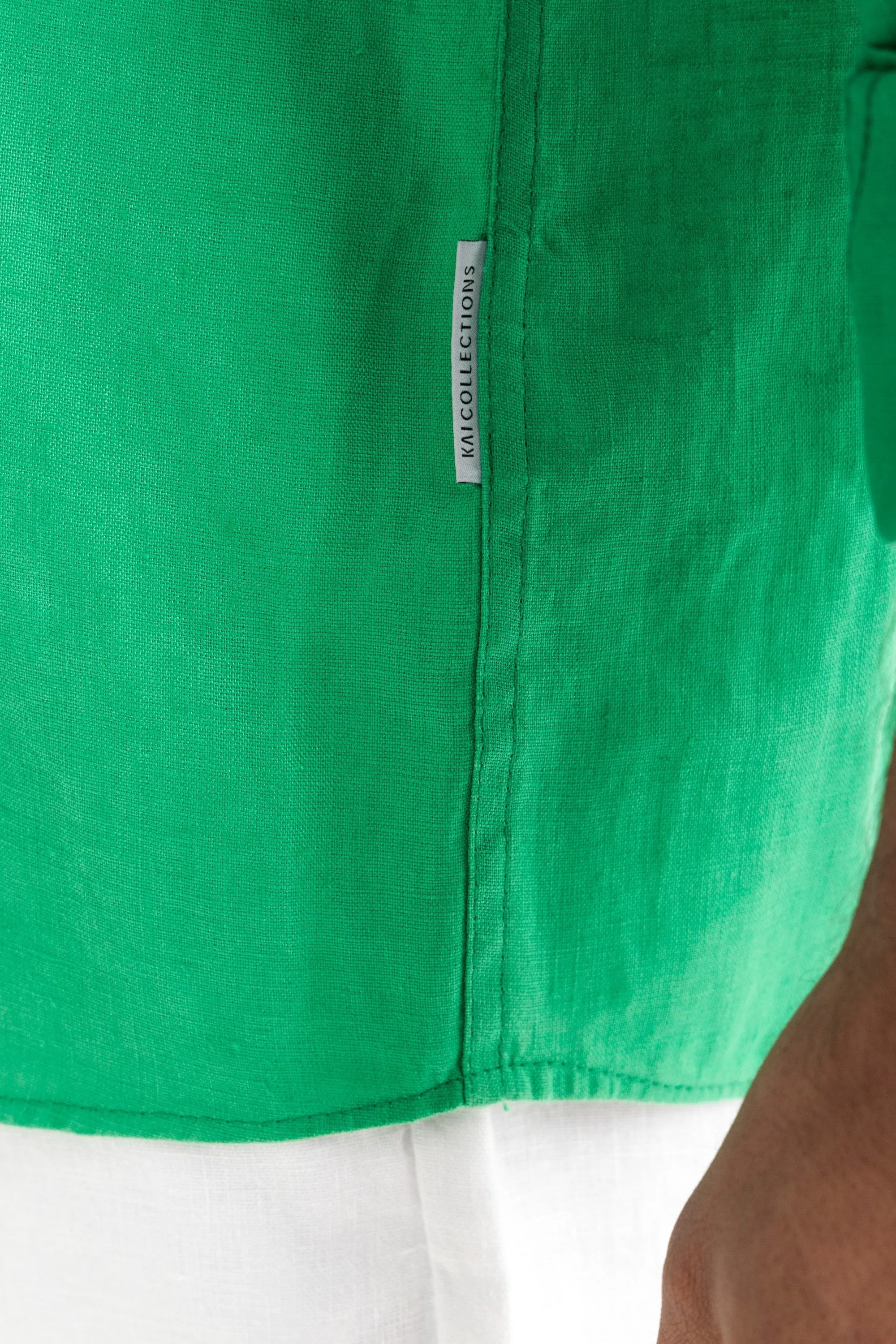Green Linen Shirt
