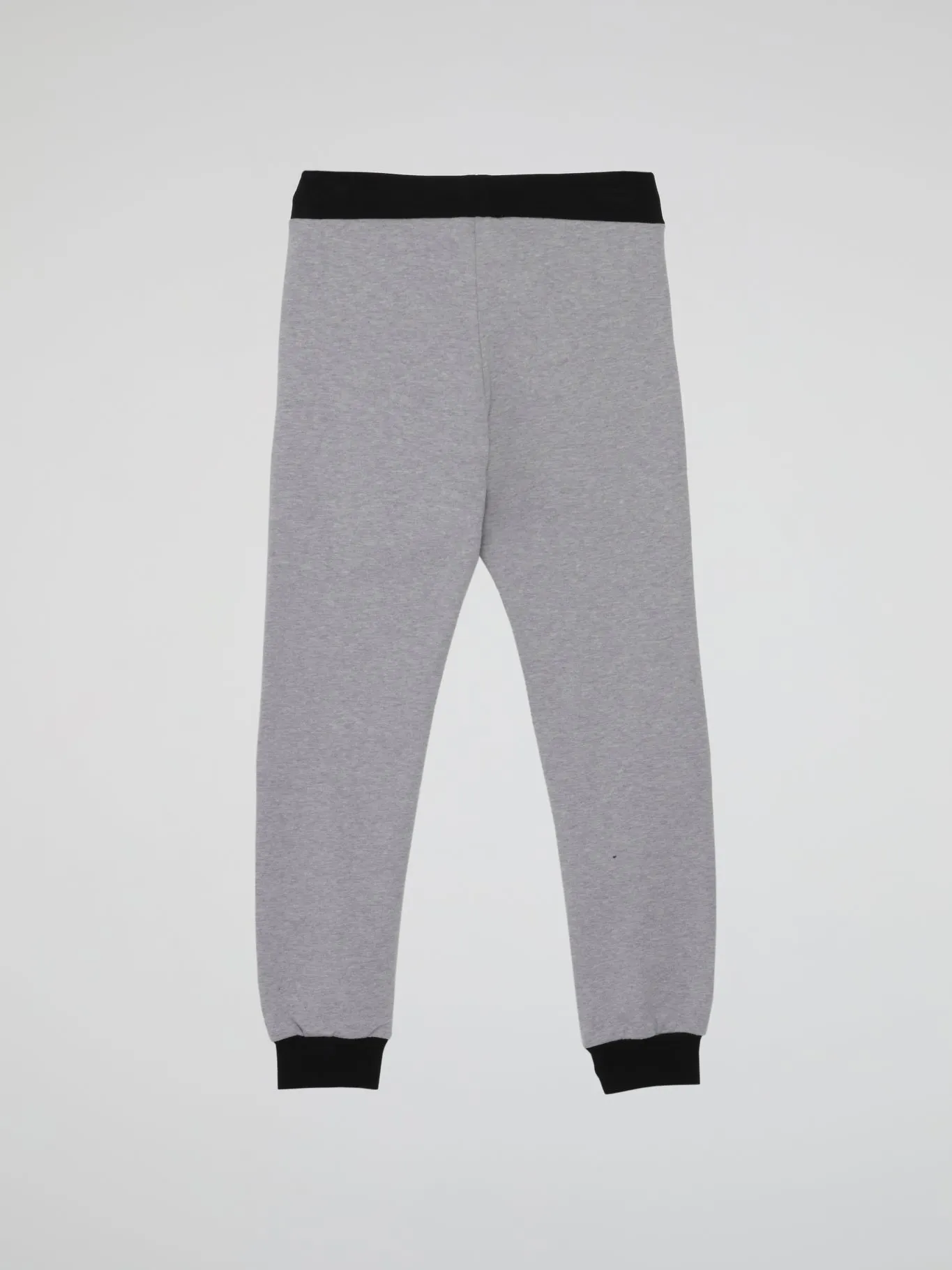 Grey Ribbed Edge Jogging Trousers (Kids)