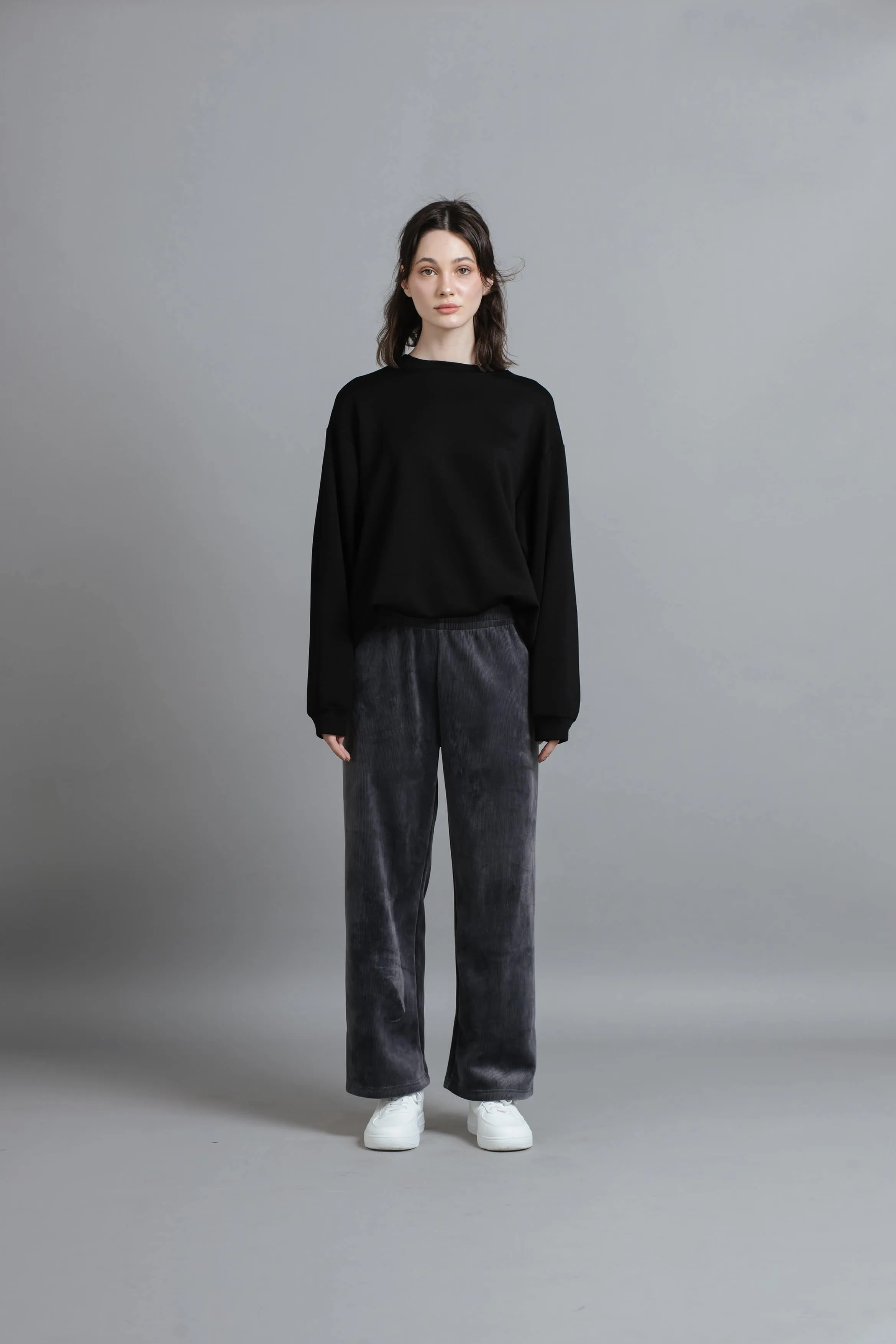 Grey Ultrasoft Winter Loose Pants