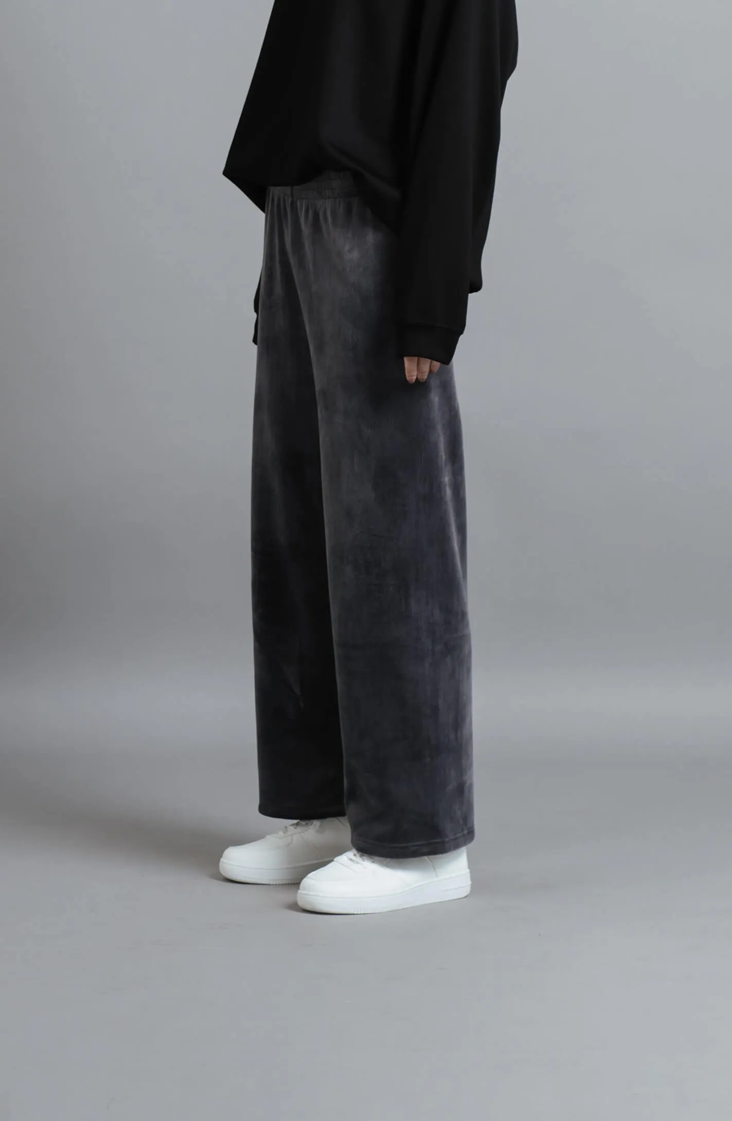 Grey Ultrasoft Winter Loose Pants