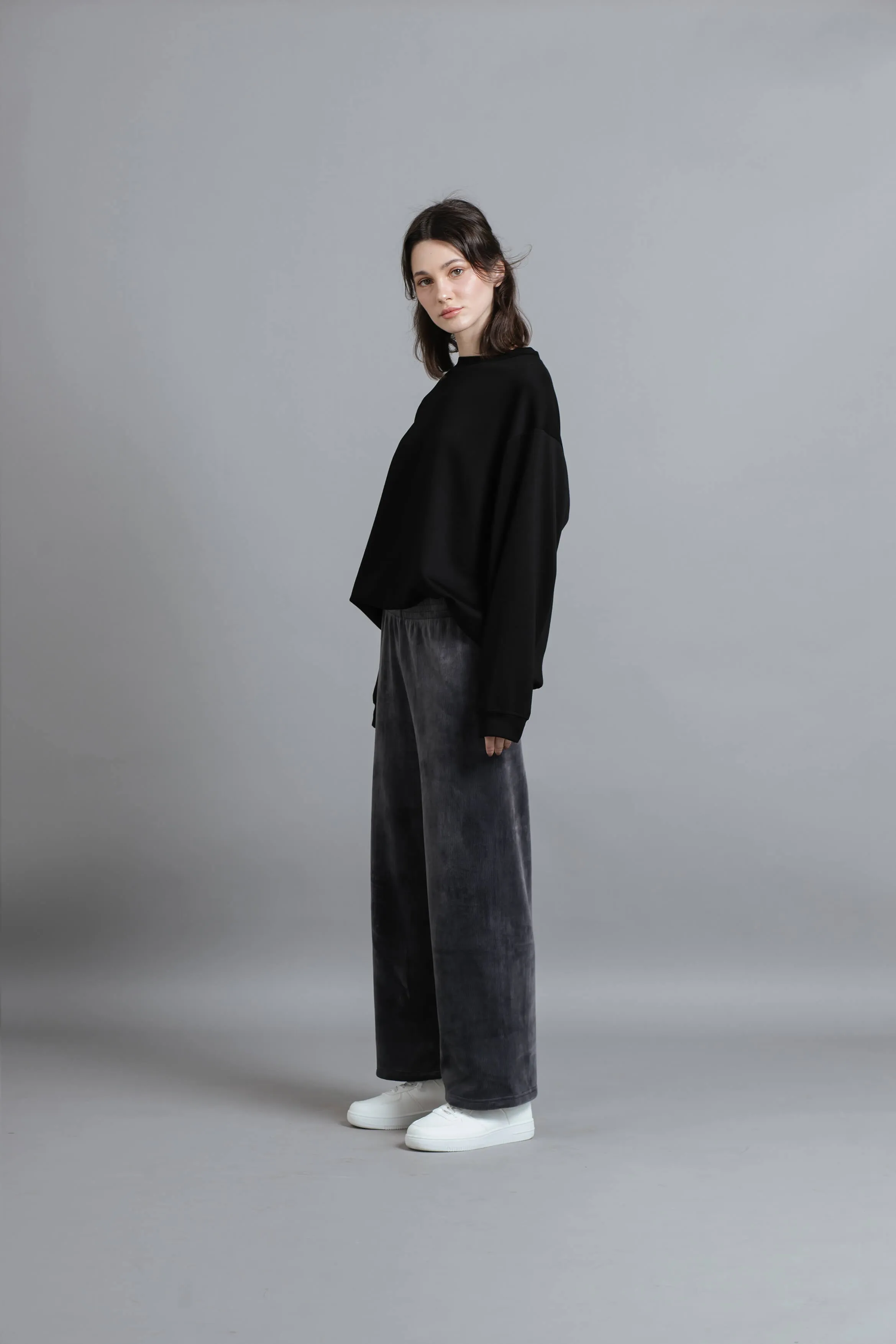 Grey Ultrasoft Winter Loose Pants