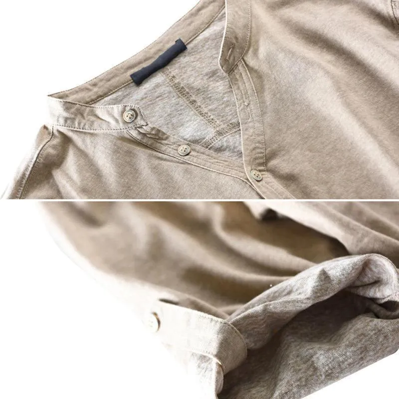Half Sleeve Henley Shirts