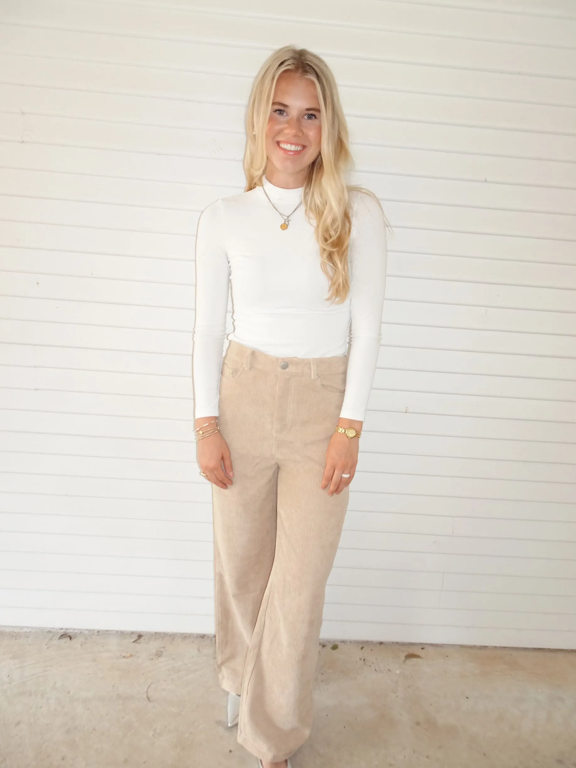 Harper Corduroy Bow Pants