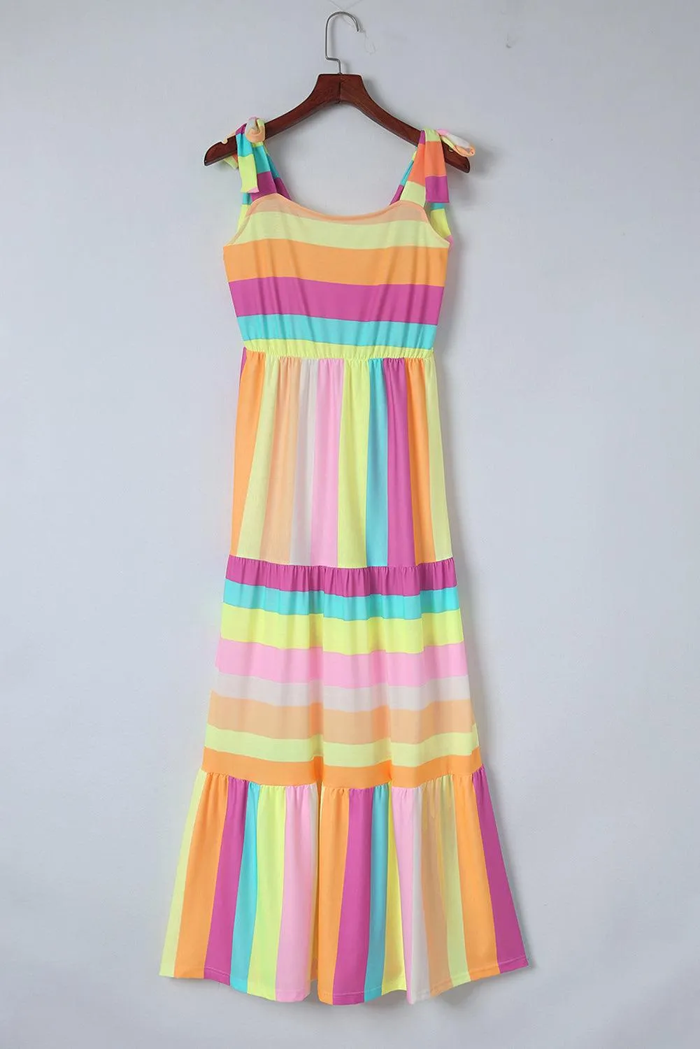 Hazel Blues® | Striped Sleeveless Maxi Dress