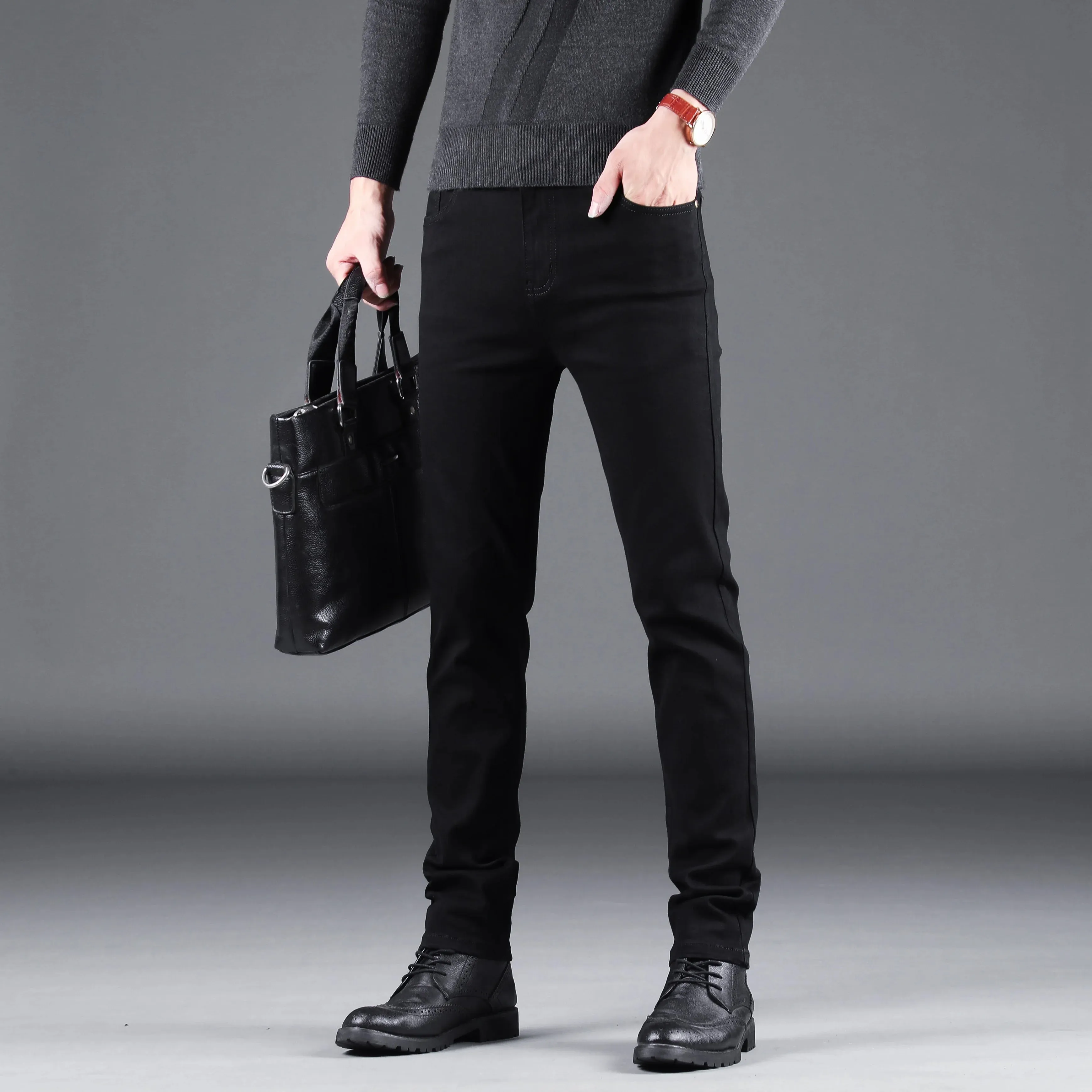Herbst und Winter Stretch Heren Jeans - Perfekter Style und Komfort