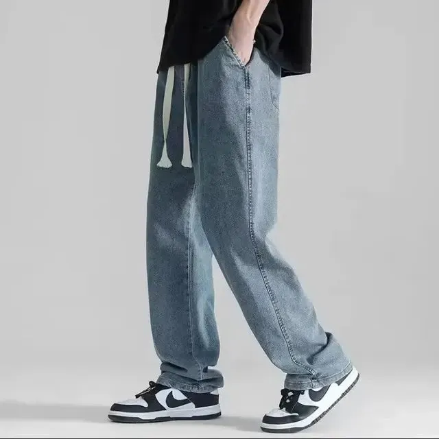 Herren Straight-Leg Jeans Herbst-Look