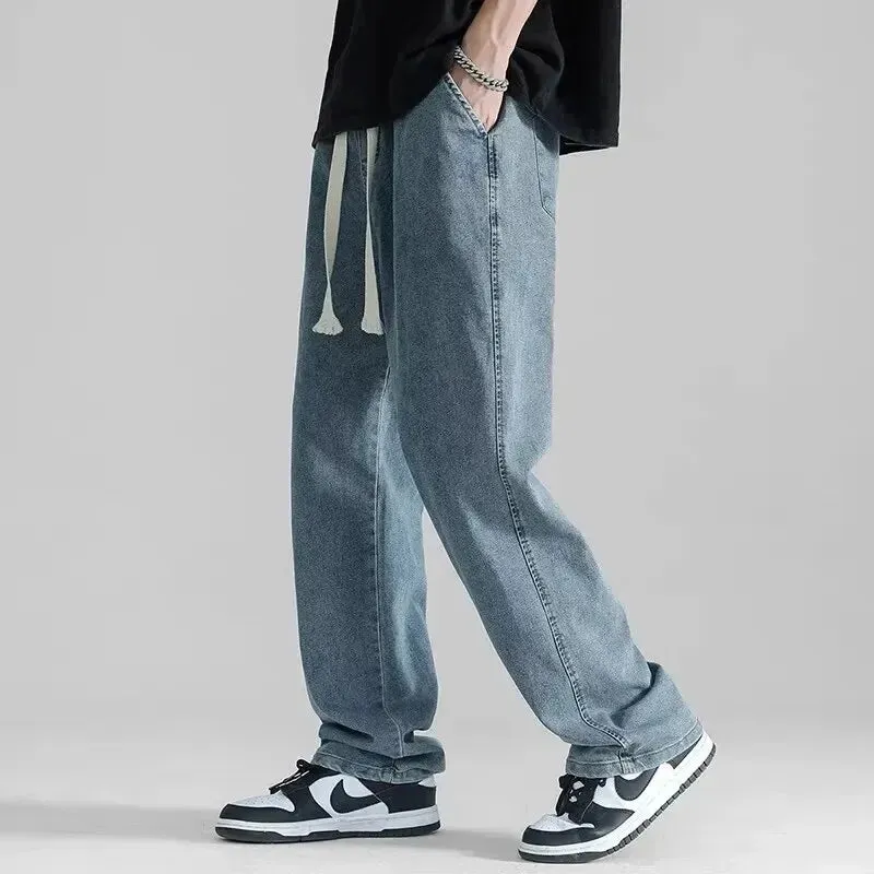 Herren Straight-Leg Jeans Herbst-Look