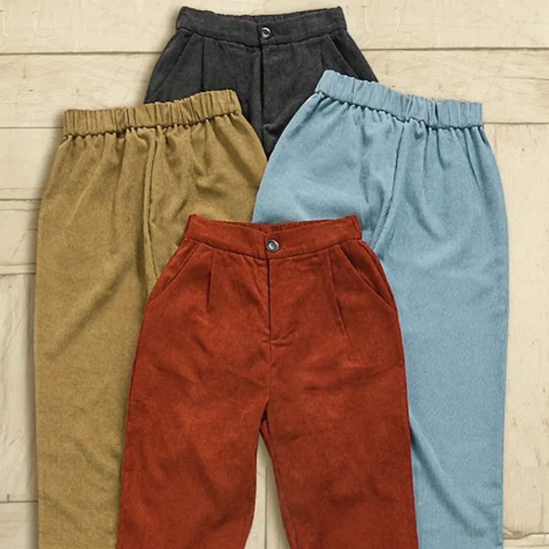 High Rise Corduroy Pants