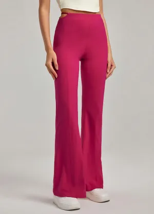 High Waist Athletic Flare Pants Yoga Trousers