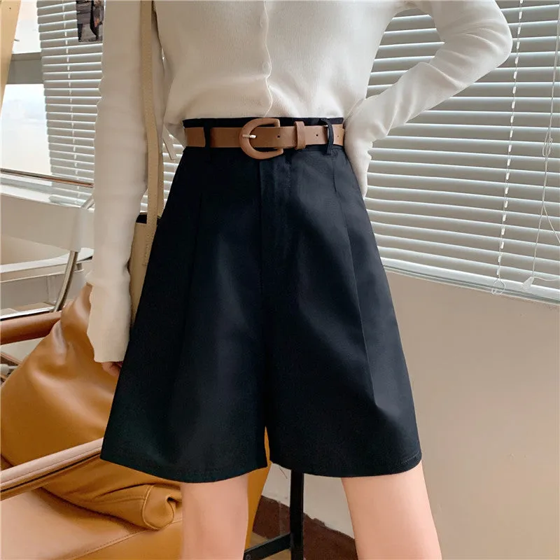 High Waist Bermudas Pants