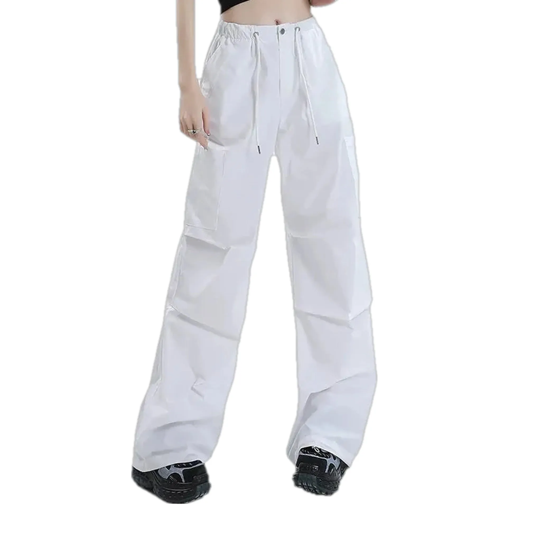 High waist stylish women's denim joggers