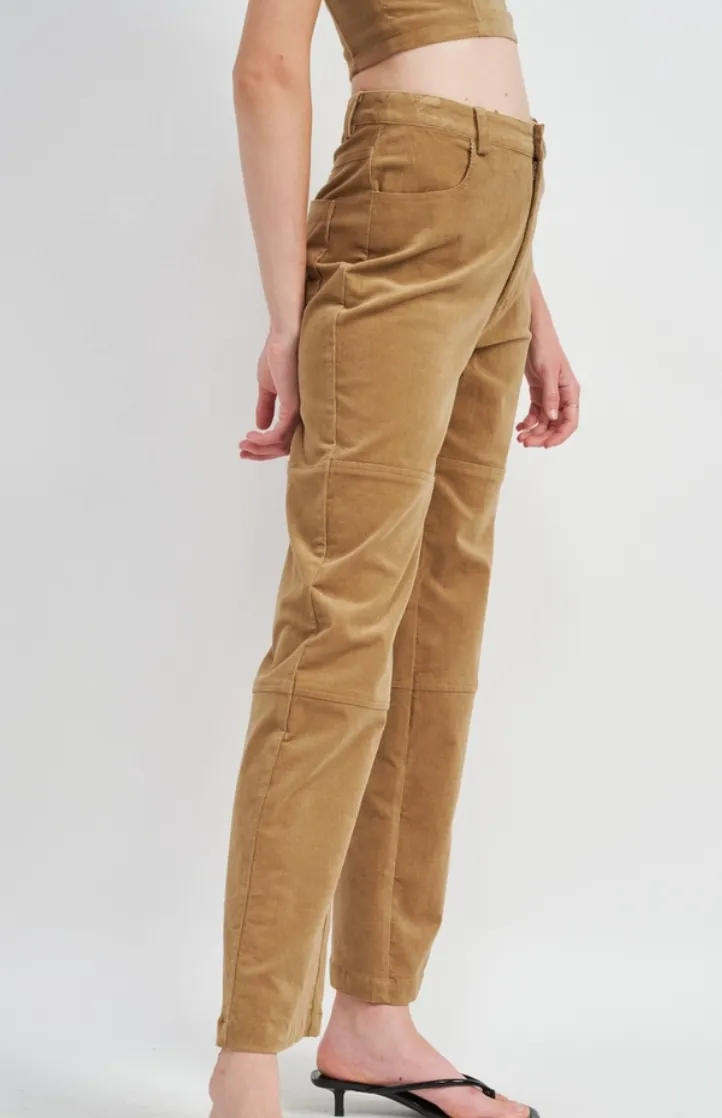 High Waisted Corduroy Pants