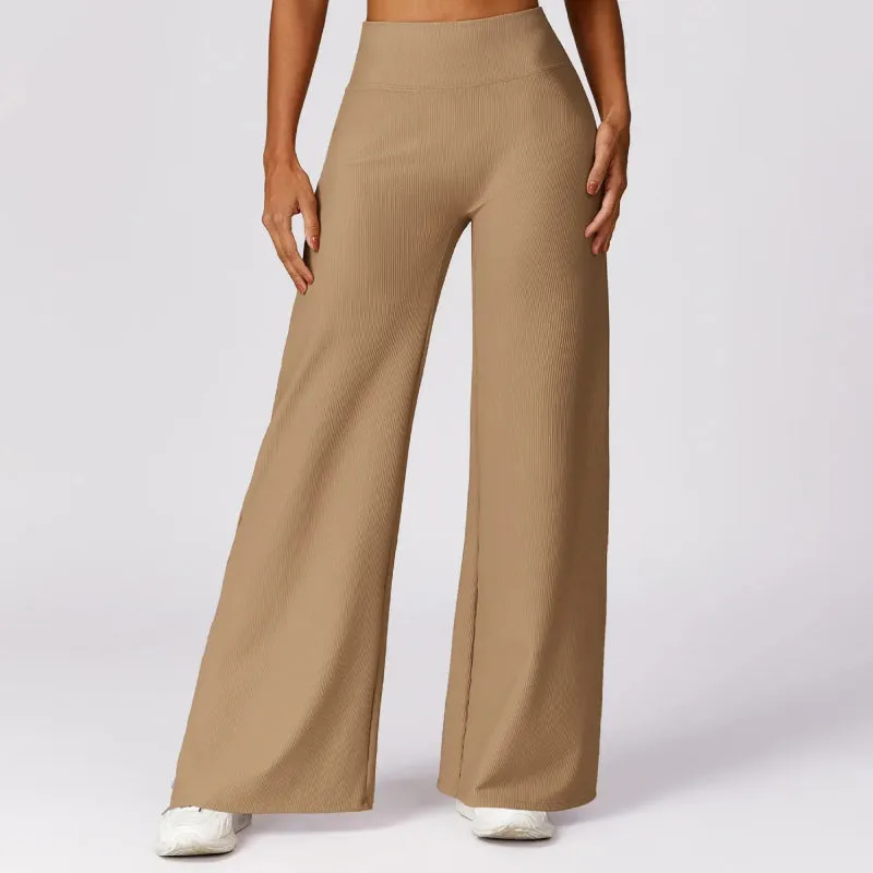 High Waisted Quick-Dry Flared Yoga Pants