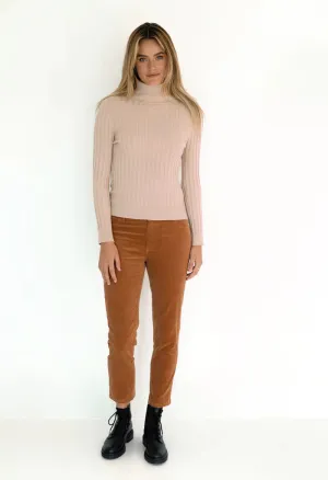 Humidity Queen Cord Jean- caramel