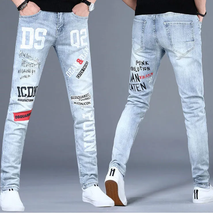 INSTOCK-Spring and summer European stretch jeans for men