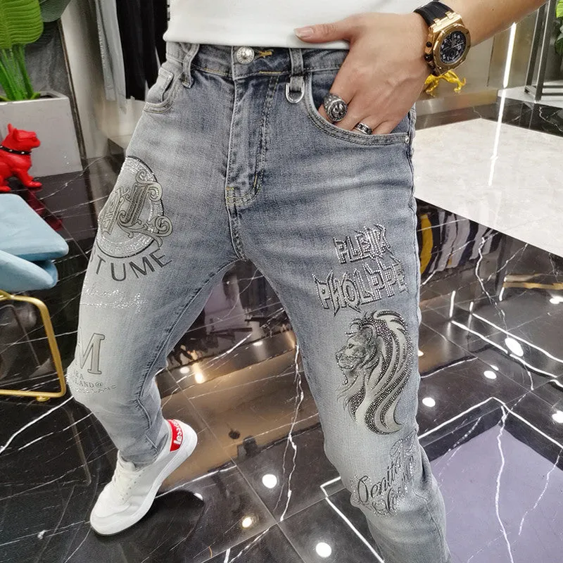 INSTOCK-Spring and summer European stretch jeans for men