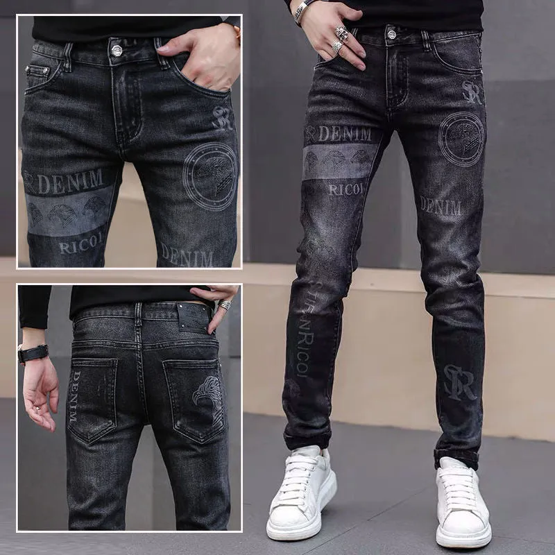INSTOCK-Spring and summer European stretch jeans for men