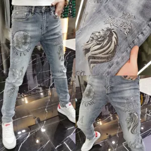 INSTOCK-Spring and summer European stretch jeans for men
