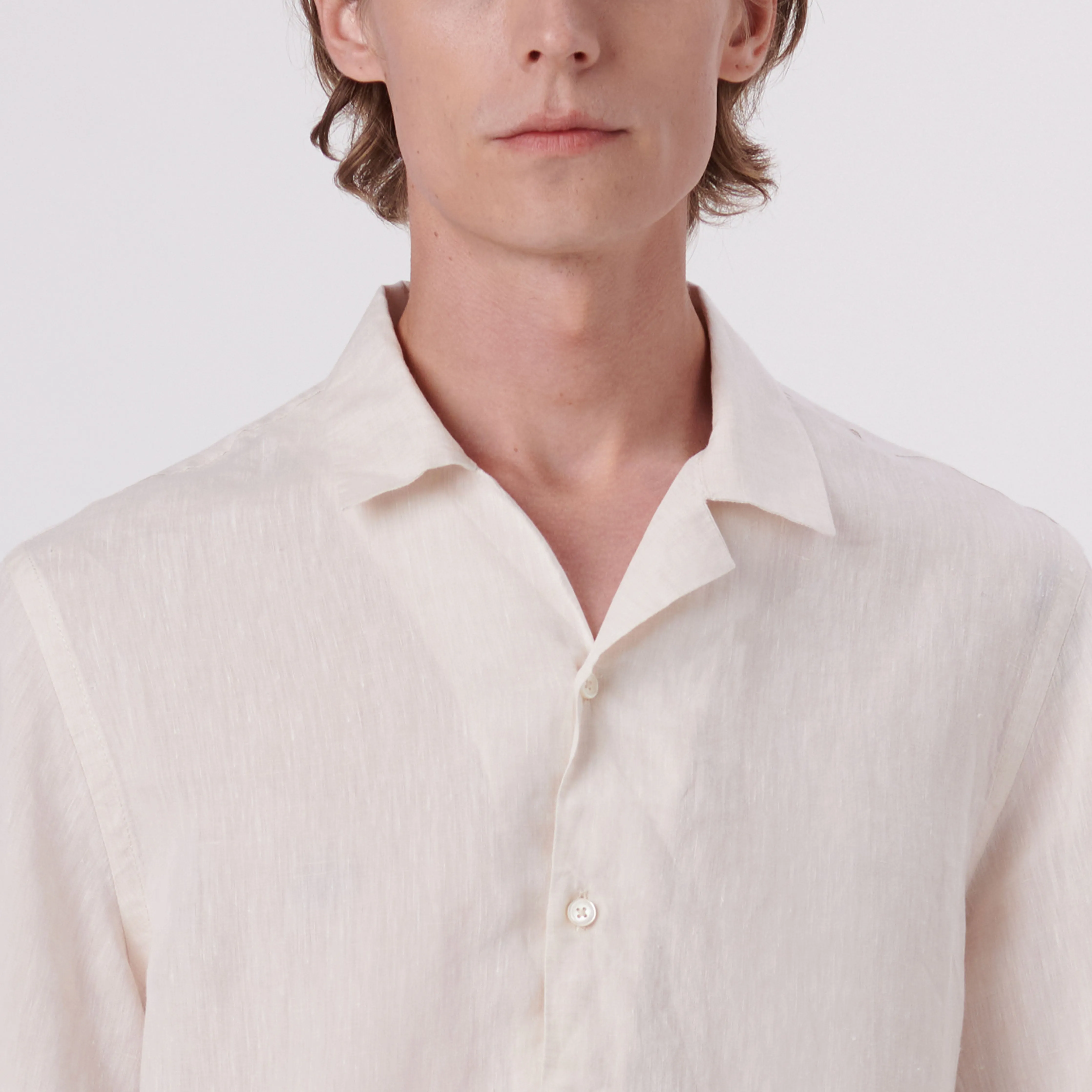 Jackson Solid Short Sleeve Linen Shirt