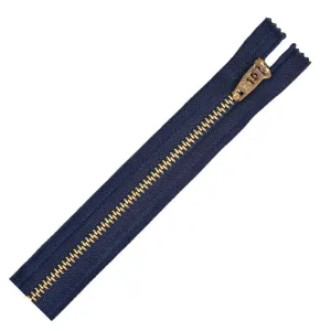 Jean Zipper 9" Navy