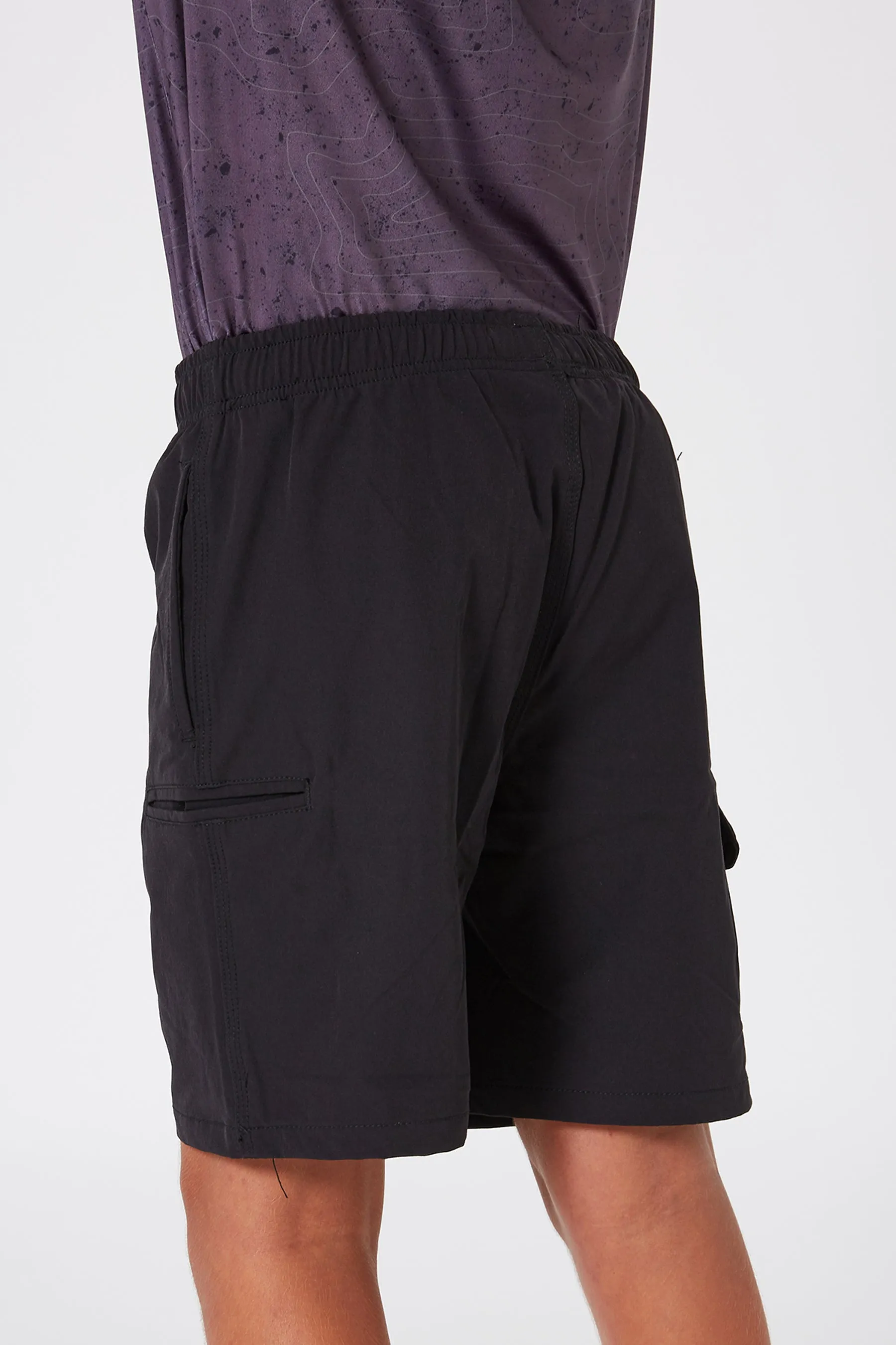 Jetpilot Jet-Lite Elasticated Youth Boardshort - Black