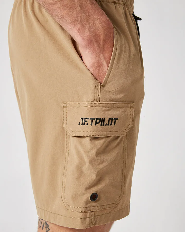 Jetpilot Jet-Lite Mens Elasticated Boardshort - Khaki