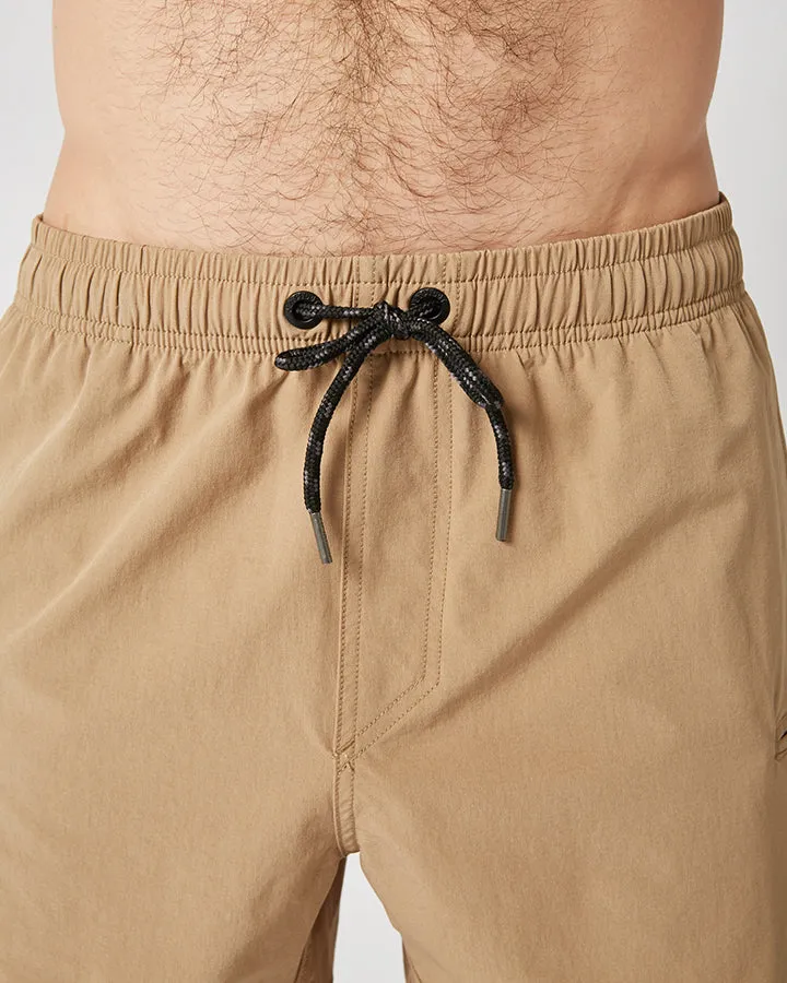 Jetpilot Jet-Lite Mens Elasticated Boardshort - Khaki
