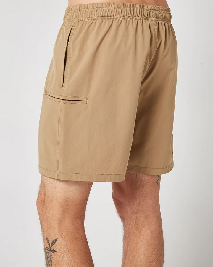 Jetpilot Jet-Lite Mens Elasticated Boardshort - Khaki