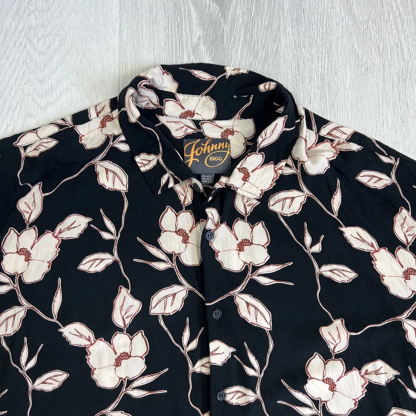 Johnny Bigg Mens Short Sleeve Button Up Shirt Size 4XL (2 x Shirts)
