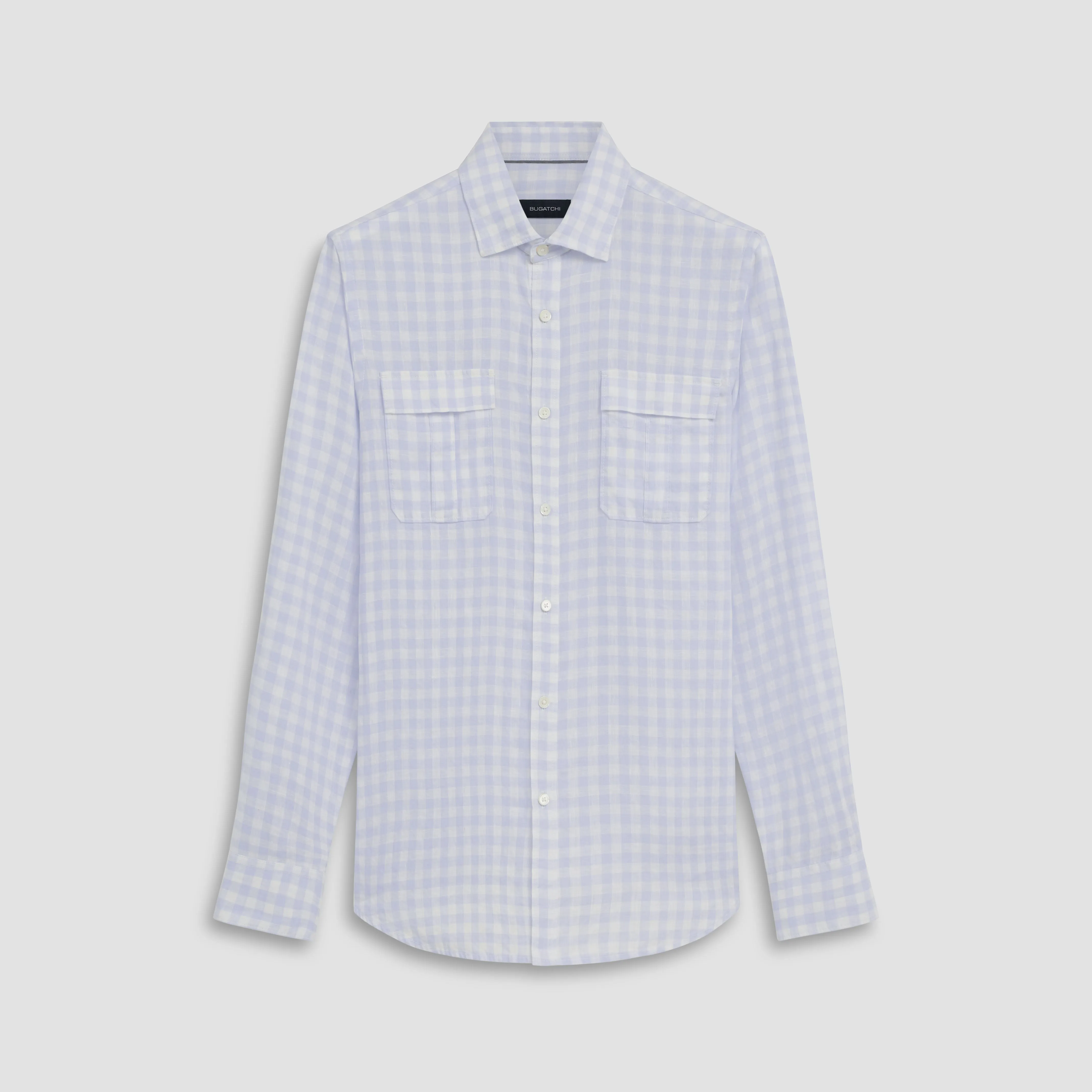Julian Gingham Check Linen Shirt