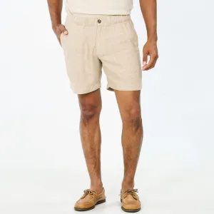 Khaki Linen Short
