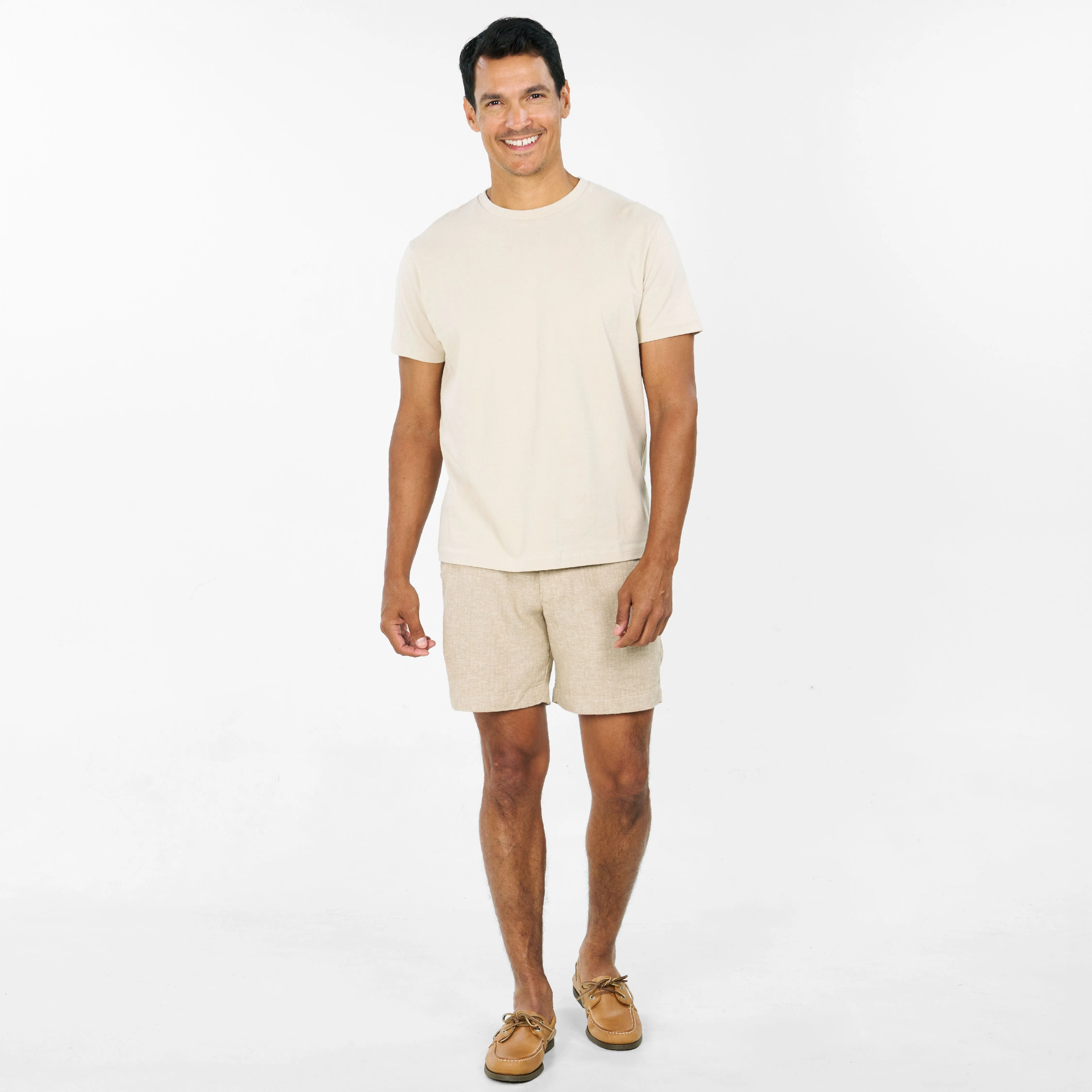 Khaki Linen Short