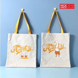Khaki Pants Lucky Goose Canvas Bag