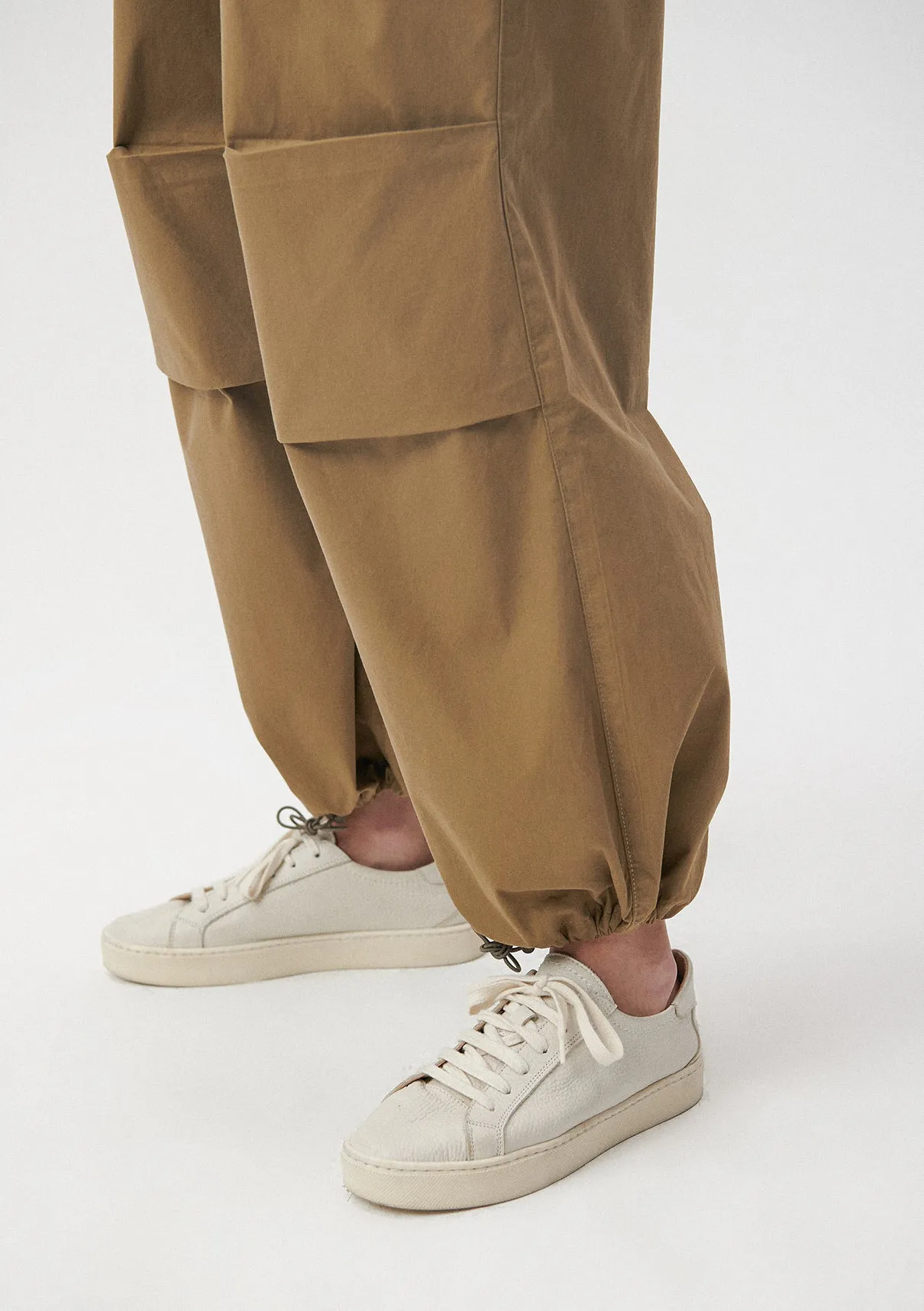 Khaki Parachute Pants