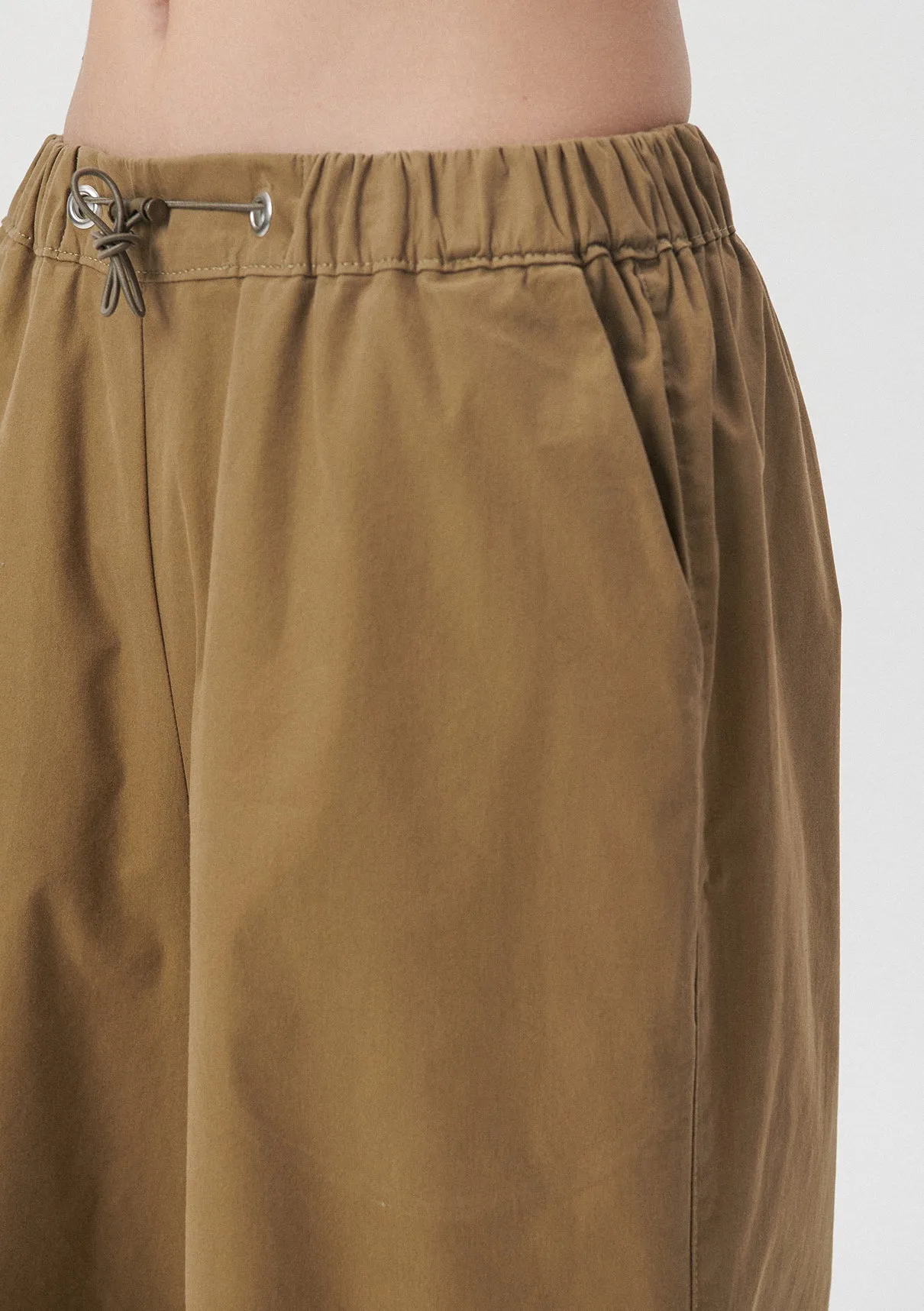 Khaki Parachute Pants