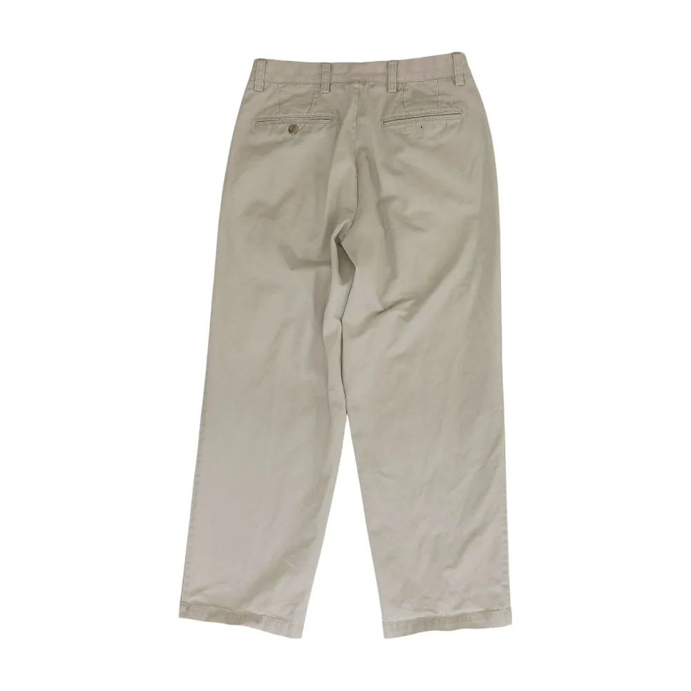 Khaki Solid Khaki Pants