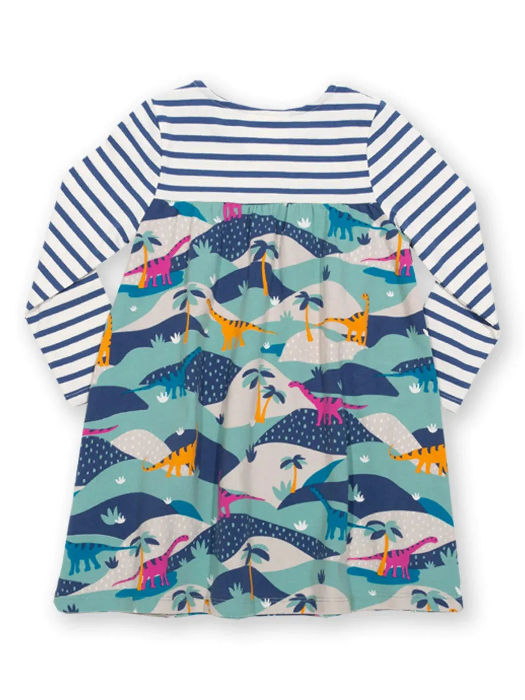 Kite Long Sleeved Dress - Dino Journey