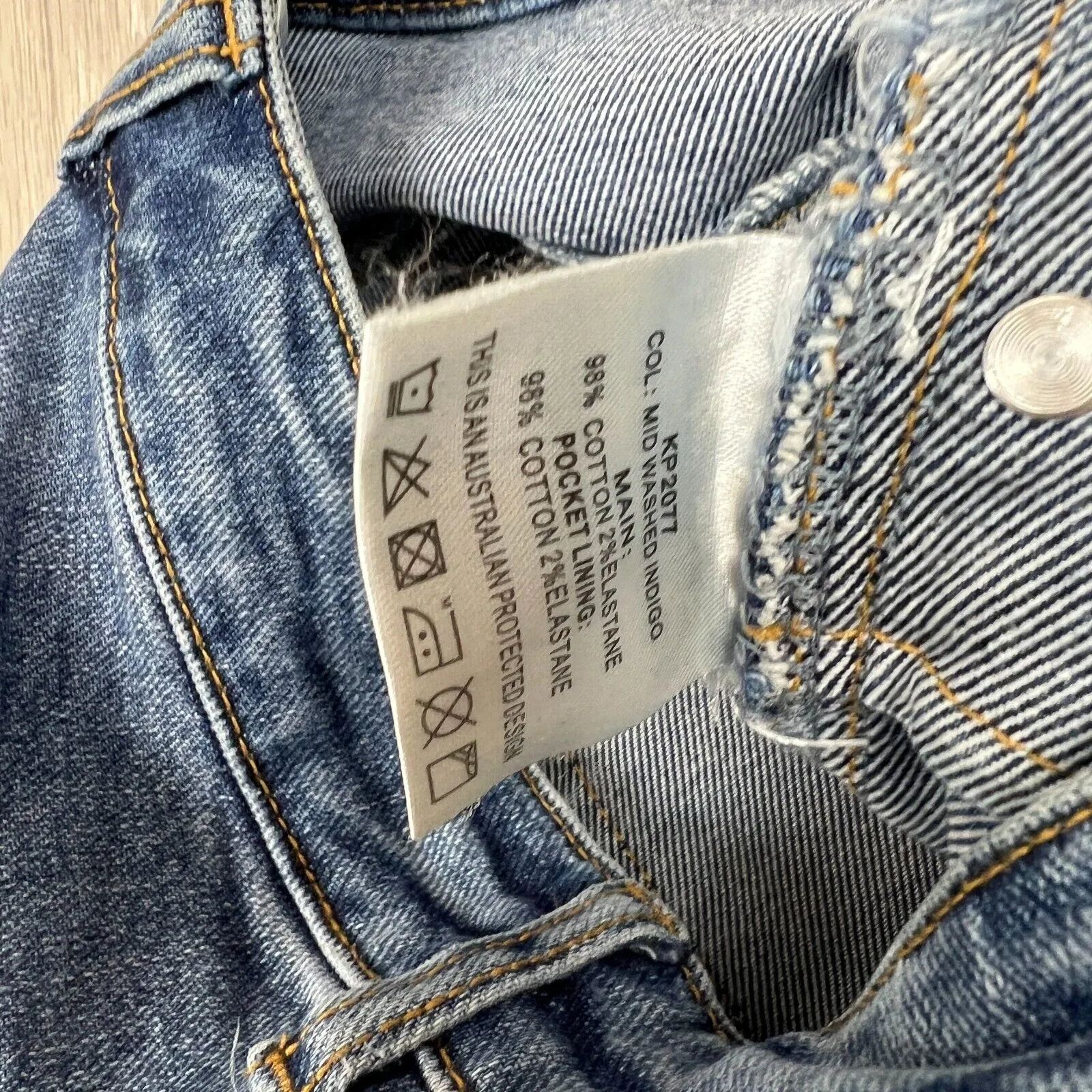 Kookai Womens Blue Denim Skinny Jeans Size 34