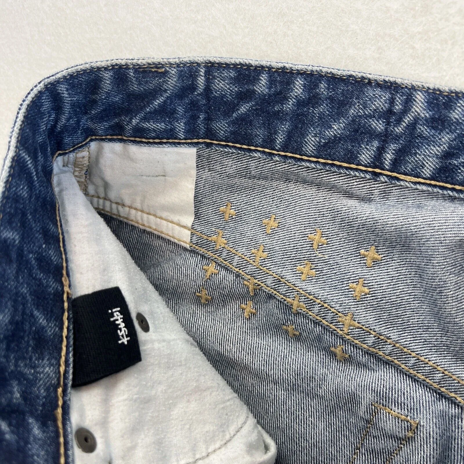 Ksubi Wolf Gang Old School Blue Denim Jeans Size 30