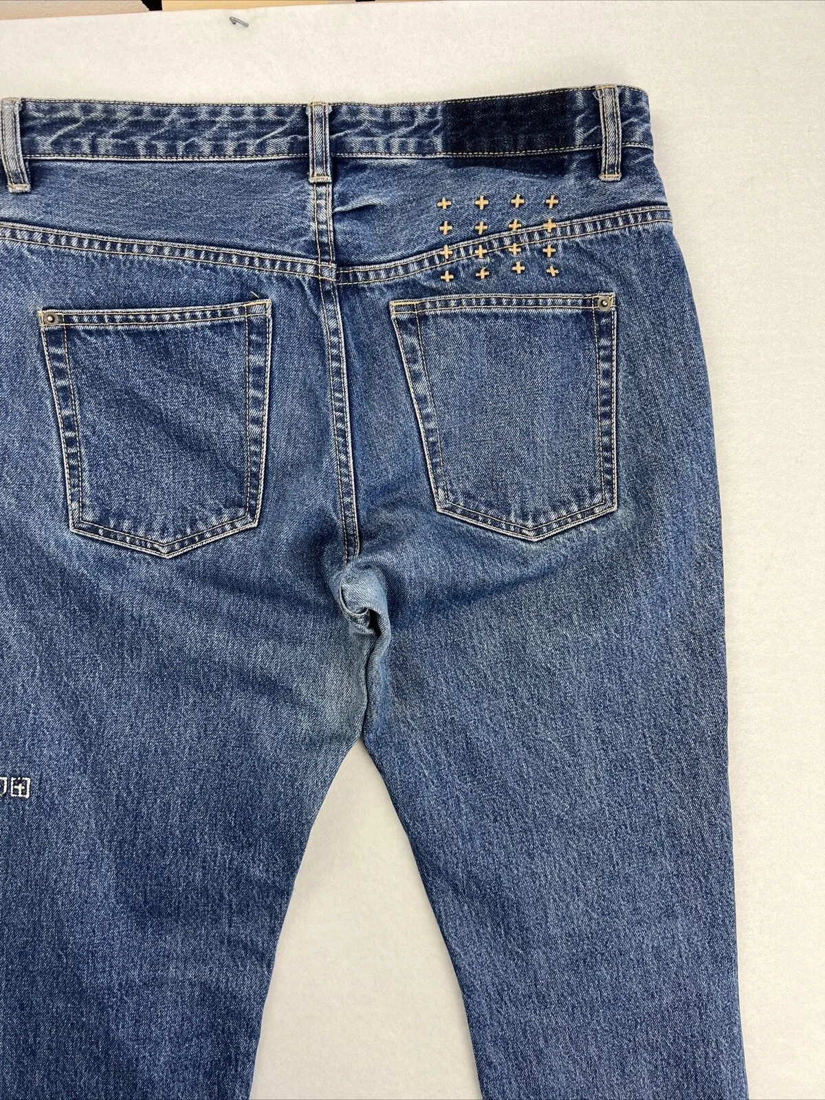 Ksubi Wolf Gang Old School Blue Denim Jeans Size 30