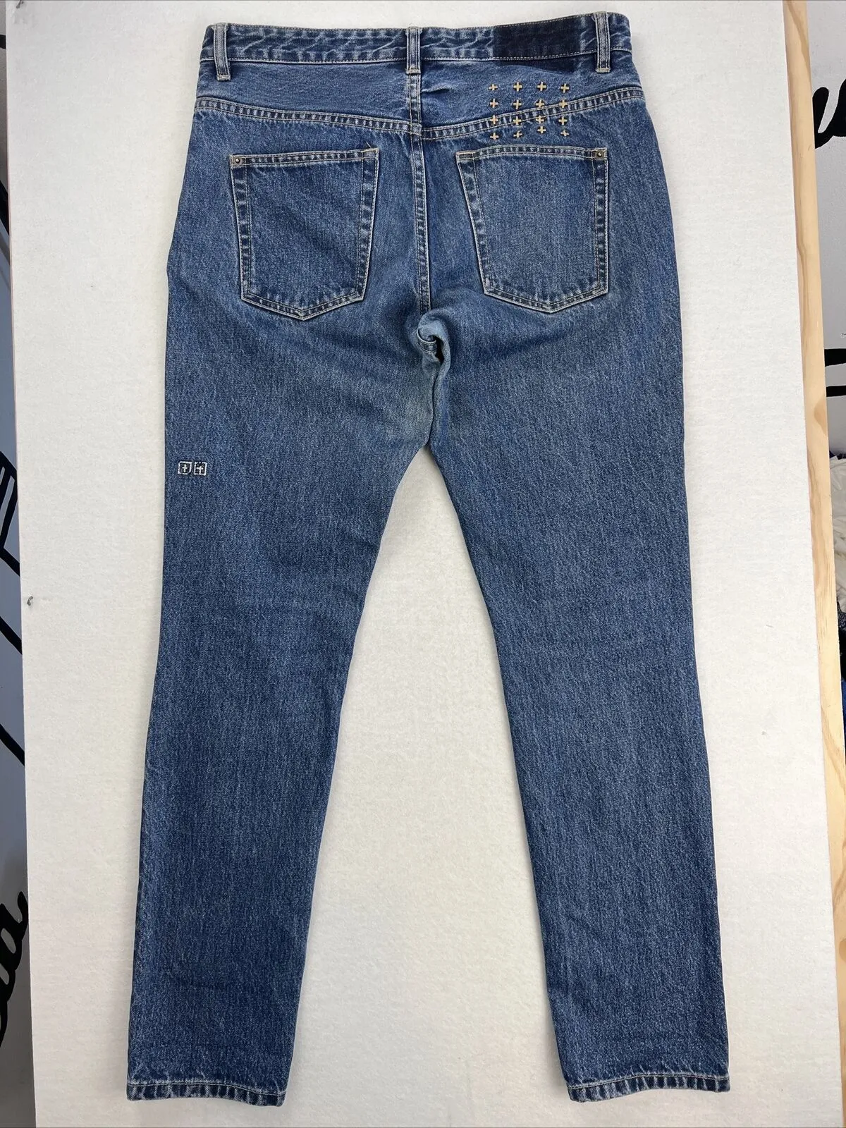 Ksubi Wolf Gang Old School Blue Denim Jeans Size 30