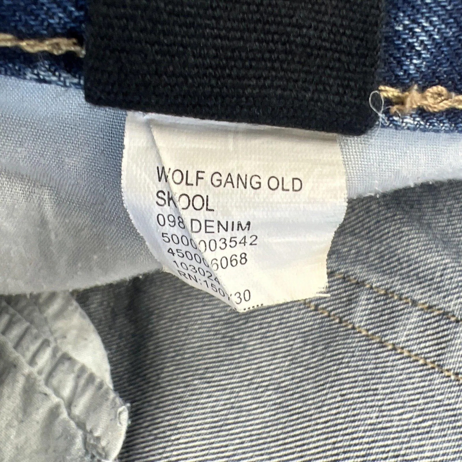 Ksubi Wolf Gang Old School Blue Denim Jeans Size 30