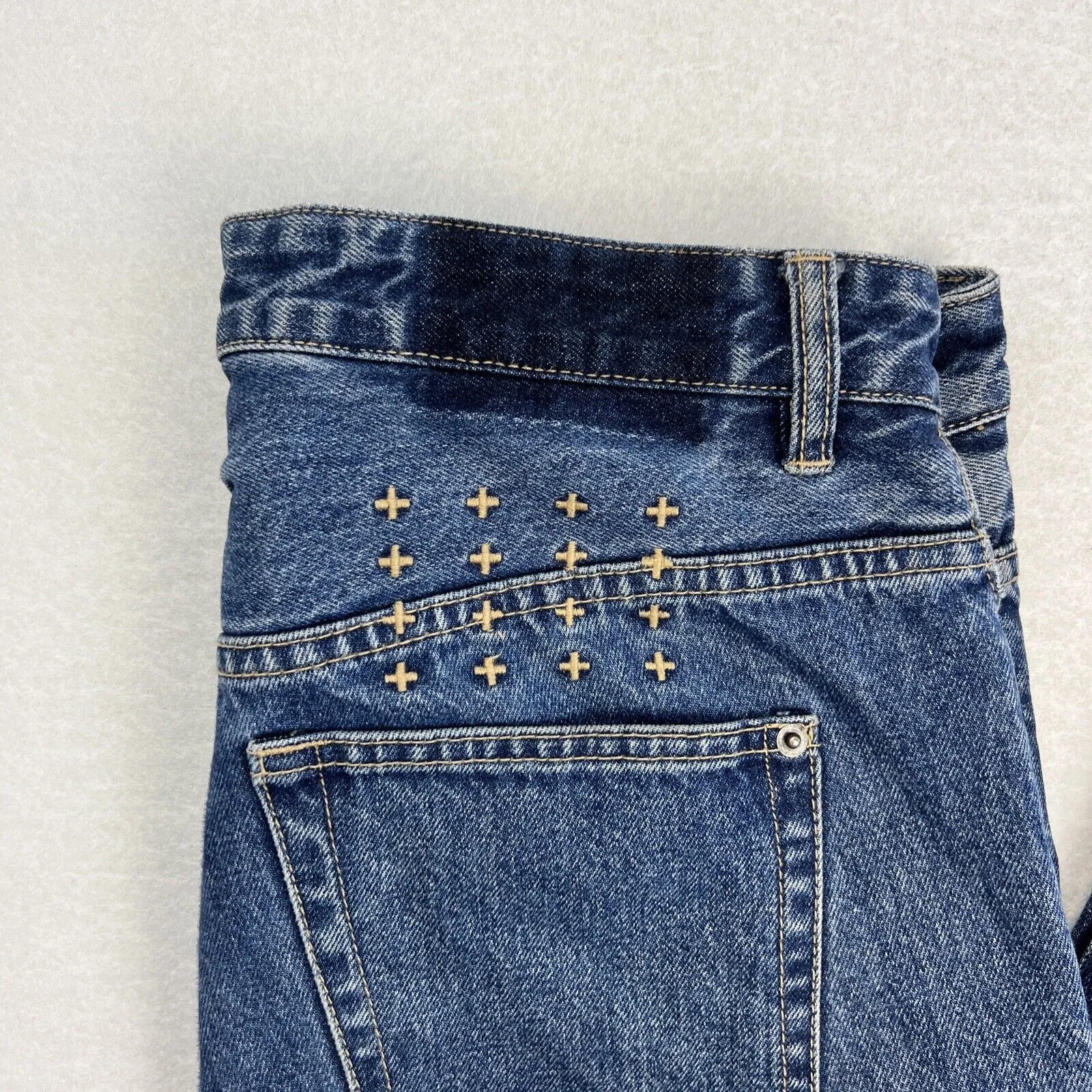 Ksubi Wolf Gang Old School Blue Denim Jeans Size 30