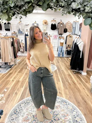 L Elise Barrel Baggy Jeans