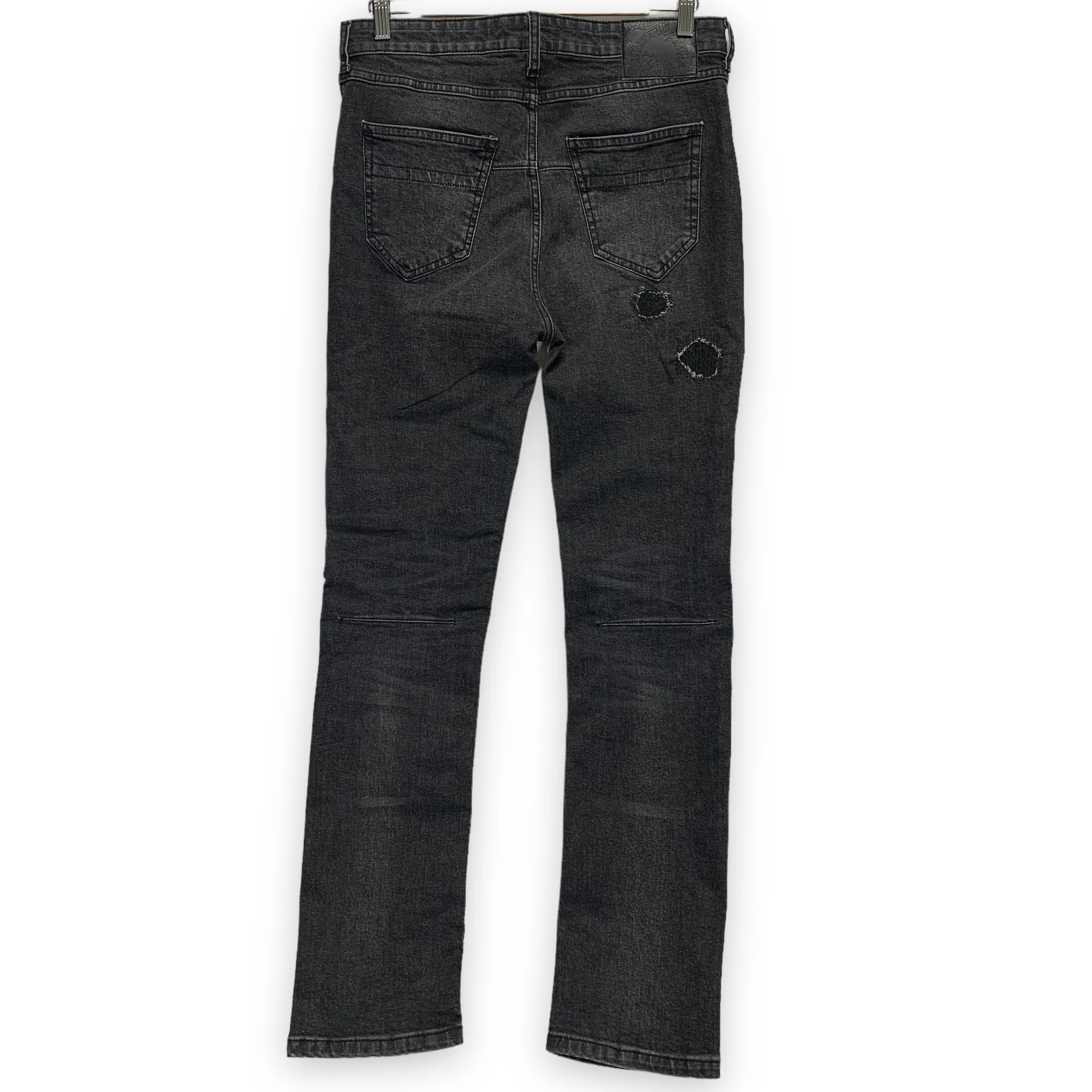 [L] Number Nine Distressed Denim Jeans Black